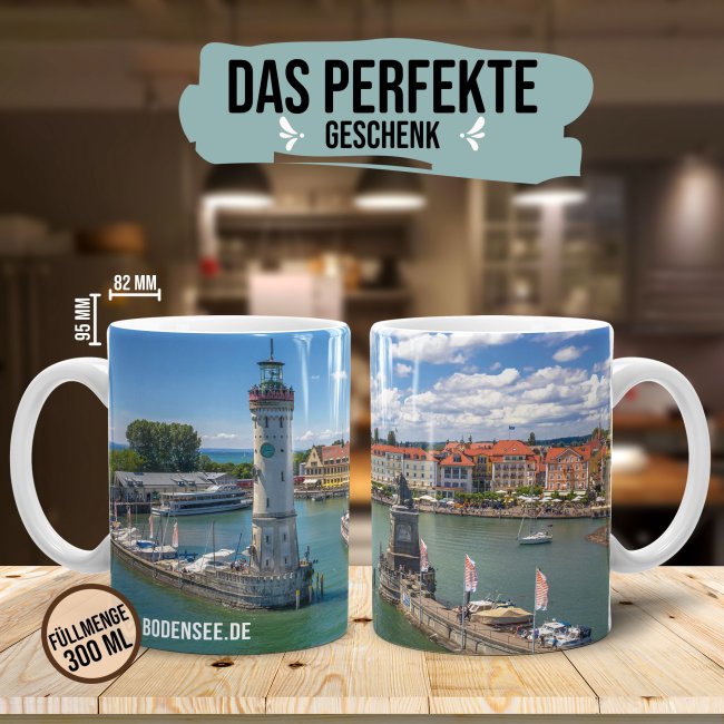 Bodensee.de Tasse - Leuchtturm