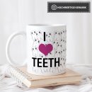 Berufe-Tasse - I Love Teeth