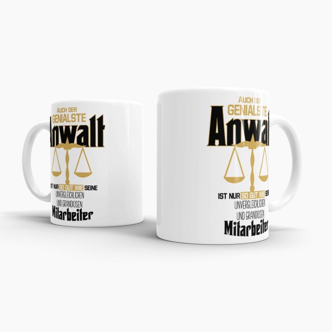 Berufe-Tasse - Der genialste Anwalt