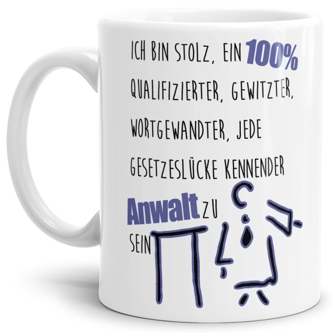 Berufe-Tasse - Stolzer Anwalt