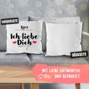 Kissen - Ich liebe dich obwohl du furzt - mit Name -...