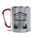 Karabiner Tasse - Eure Exzellenz der J&auml;ger - mit...