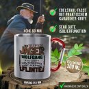 Karabiner Tasse - Super J&auml;ger - mit Name...