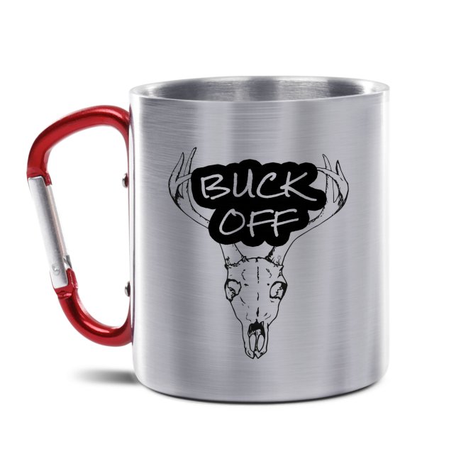 Karabiner Tasse f&uuml;r J&auml;ger - Buck Off