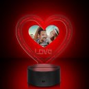 Personalisierte LED-Leuchte mit Foto selbst gestalten - Love