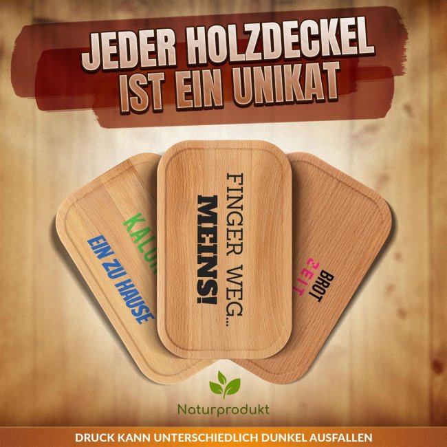 Brotdose aus Edelstahl mit individuellem Text bedrucken