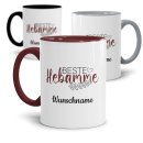 Tasse - Beste Hebamme - mit Name personalisierbar -