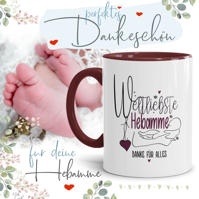 Tasse - Weltliebste Hebamme