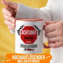 Tasse zum F&uuml;hrerschein - mit Name personalisieren