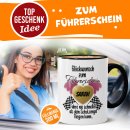 Tasse zum F&uuml;hrerschein - Fahre nie schneller - mit...