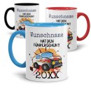 Tasse - Hat den F&uuml;hrerschein - Name und Jahr...