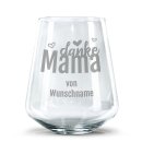 Trinkglas mit Gravur f&uuml;r Mama mit Spruch - Danke...