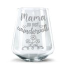 Trinkglas mit Gravur f&uuml;r Mama mit Spruch - Mama, Du...