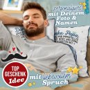 Kissen f&uuml;r Papa - Danke Papa - mit Name und Foto...