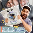 Kissen f&uuml;r Papa - Vater und Sohn - mit Foto...