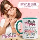 Tasse - Danke Mama - mit Name personalisierbar