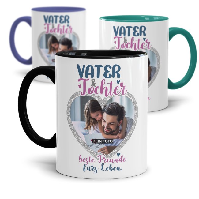 Tasse - Vater und Tochter - mit Foto gestalten