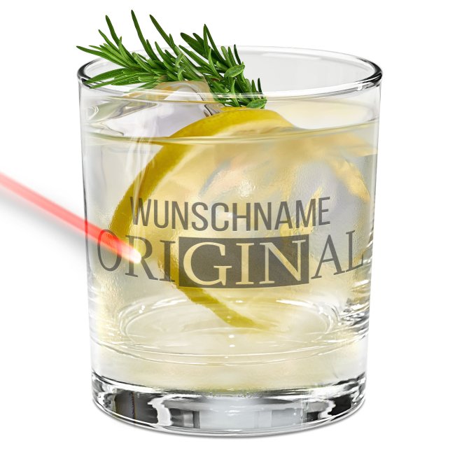 Gin-Glas - OriGINal - mit Name personalisierbar