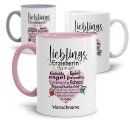 Personaliserte Tasse - Lieblingserzieherin - mit Name...