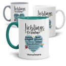 Personaliserte Tasse - Lieblingserzieher - mit Name...