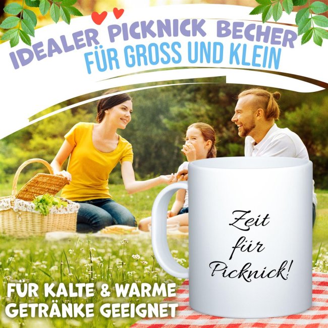 Kunststofftasse mit Wunschtext - Bpa-frei