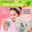 Geschenk-Set zur Einschulung - Herzkissen &amp;...