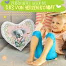 Personalisierbares Herzkissen - verschiedene Tiermotive -...