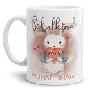 Namenstasse zur Einschulung - Schulkind - Hase - mit Name...