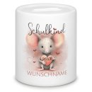 Personalisierbare Spardose als Geschenk zur Einschulung -...