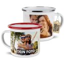 Emaille Tasse mit Foto selbst gestalten