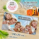 Handtuch bedrucken - mit Foto selbst gestalten - in zwei...