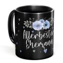 Schwarze Tasse f&uuml;r den allerbesten Ehemann