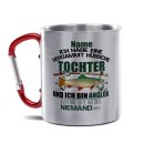 Karabiner Tasse - Angler mit h&uuml;bscher Tochter - mit...