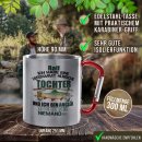 Karabiner Tasse - Angler mit h&uuml;bscher Tochter - mit...