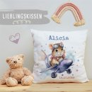 Personalisierbares Flauschkissen f&uuml;r Kinder - mit...