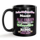 Schwarze Tasse Weihnachten f&uuml;r Frauen - Alle...