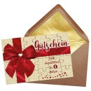 Foto-Puzzle - Gutschein Weihnachten - mit vier...