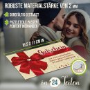 Foto-Puzzle - Gutschein Weihnachten - mit vier...