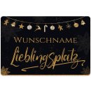 Weihnachtliches Platzdeckchen - Lieblingsplatz - mit Name...