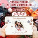 Platzset mit Foto und Wunschtext - Frohe Weihnachten