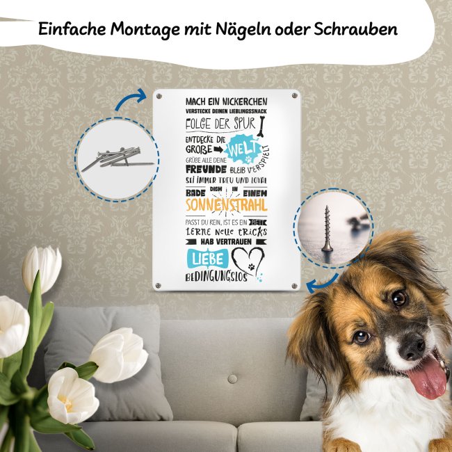 Hundeschild - Hunde-Philosophie