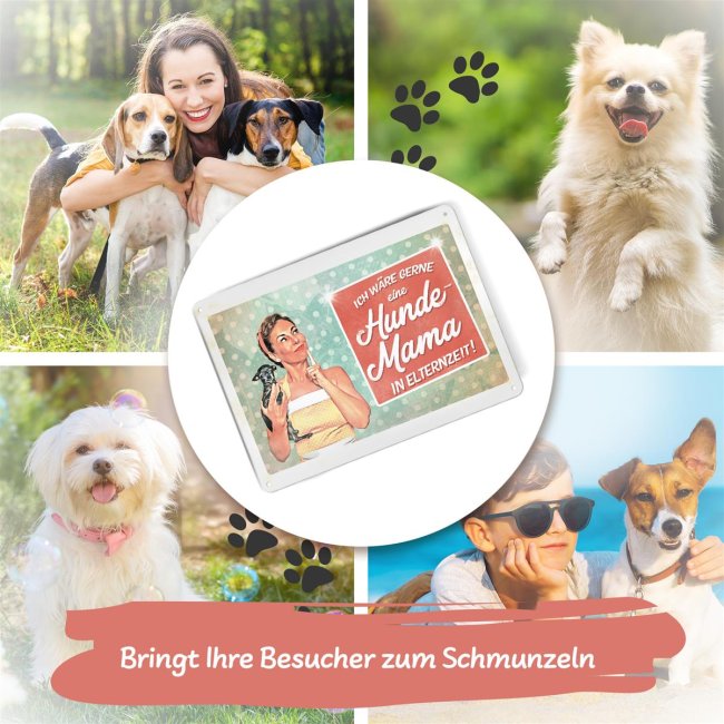 Hundeschild - Hundemama in Elternzeit