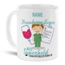 Berufe-Tasse f&uuml;r M&auml;nner - Krankenpfleger - mit...