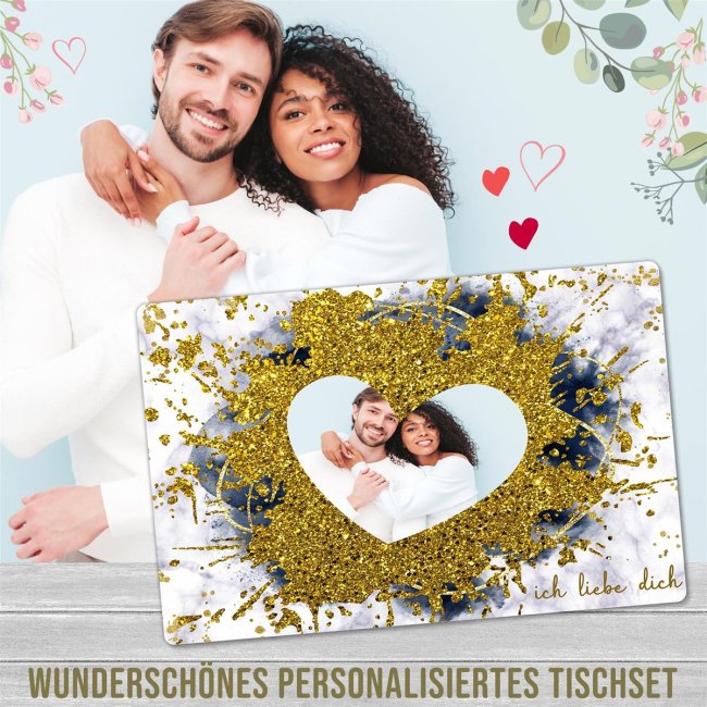 Platzset - mit Foto selbst gestalten - Ich liebe dich