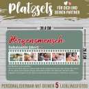 Platzset - mit 5 Fotos selbst gestalten - Herzensmensch