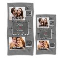 Handtuch personalisieren - Love you - mit Foto, Namen und...