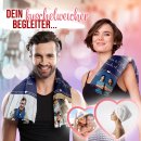 Handtuch bedrucken - Herz - mit 2 Fotos und Text - in...