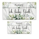 Handtuch personalisieren - Ich liebe dich - mit Name - in...