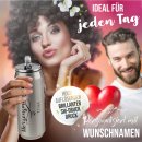 Trinkflasche aus Edelstahl - Herzensmensch - mit Name -...