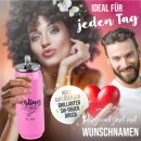 Trinkflasche Edelstahl - Lieblingsfreundin - mit Name -...